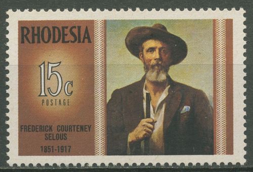 Rhodesien 1971 Forscher Frederick Courtney Selous 107 postfrisch