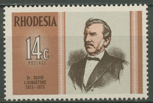 Rhodesien 1973 Forschungsreisender David Livingstone 131 postfrisch