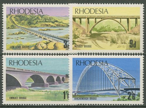 Rhodesien 1969 Brückenbau 84/87 postfrisch