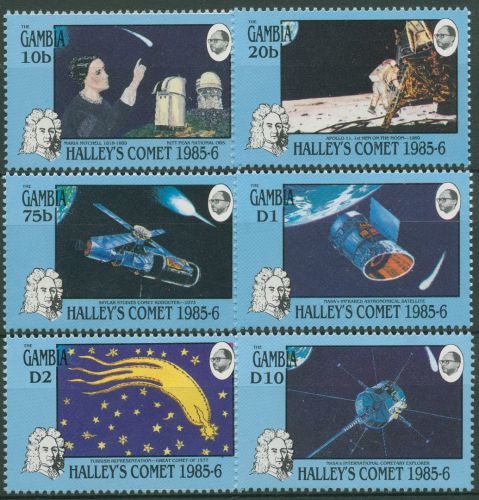 Gambia 1986 Halleyscher Komet 610/15 postfrisch