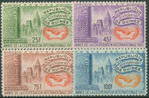 Guinea 1965 Internationale Zusammenarbeit UNO New York 314/17 A postfrisch