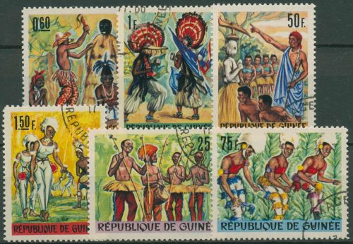 Guinea 1966 Nationalballett Volkstänze 396/01 A gestempelt