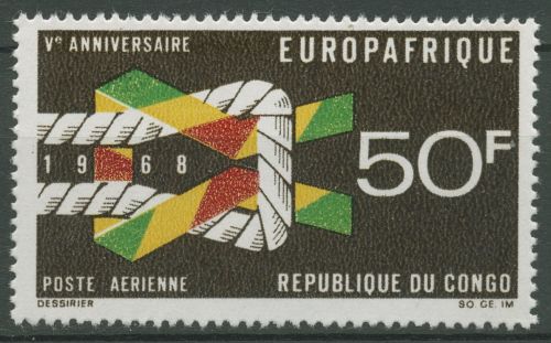 Kongo (Brazzaville) 1968 Wirtschaftsgemeinschaft Europafrique 153 postfrisch