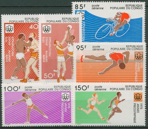 Kongo (Brazzaville) 1975 Olympia Vorolympisches Jahr 496/01 postfrisch