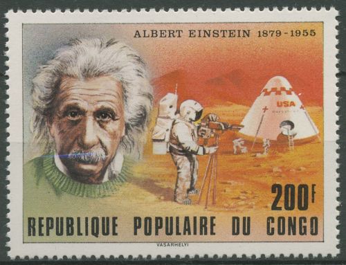 Kongo (Brazzaville) 1979 Physiker Albert Einstein 697 A postfrisch