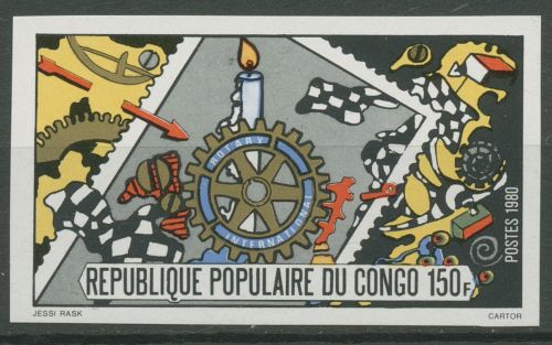 Kongo (Brazzaville) 1980 Rotary Club International 732 B postfrisch