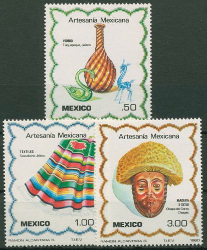 Mexiko 1980 Kunsthandwerk 1733/35 postfrisch