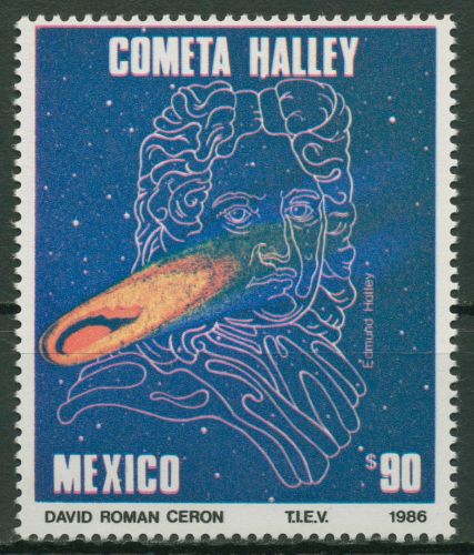 Mexiko 1986 Halleyscher Komet 1983 postfrisch