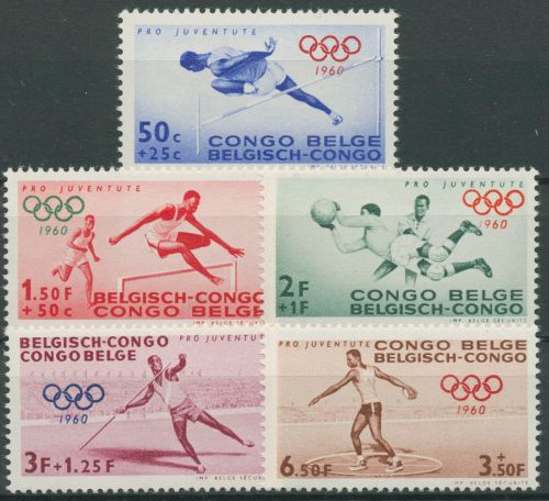 Belgisch-Kongo 1960 Olympische Sommerspiele Rom 360/64 postfrisch