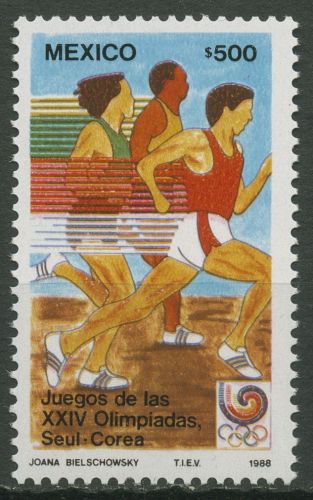 Mexiko 1988 Olympische Sommerspiele Seoul Laufen 2091 postfrisch