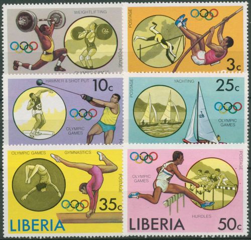 Liberia 1976 Olympische Sommerspiele Montreal 990/95 A postfrisch