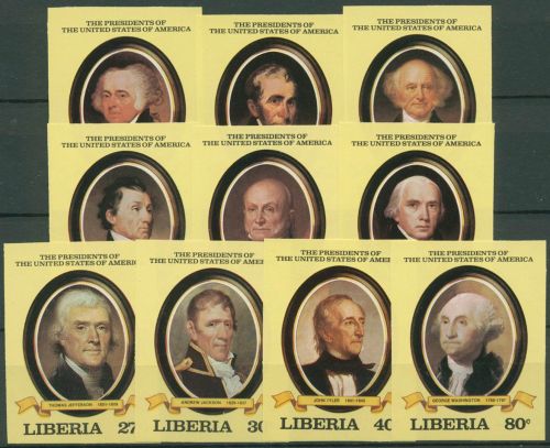 Liberia 1981 USA Amerika Präsidenten 1204/13 B postfrisch
