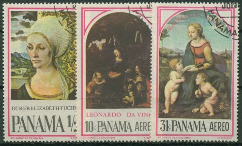 Panama 1966 Gemälde 873/75 gestempelt