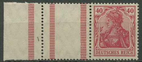 Deutsches Reich Zusammendrucke 1921 Germania RL 6.1 a mit Falz