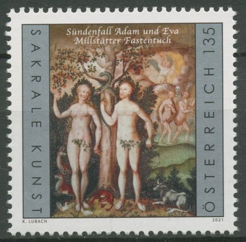 Österreich 2021 Sakrale Kunst Millstätter Fastentuch 3578 postfrisch