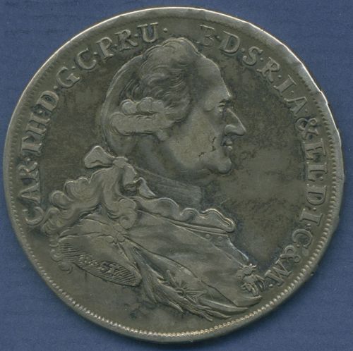 Bayern Madonnentaler 1778, Carl IV. Theodor, vz (m3004)