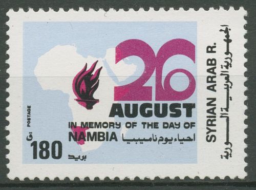 Syrien 1983 Namibiatag Karte Afrikas 1574 postfrisch