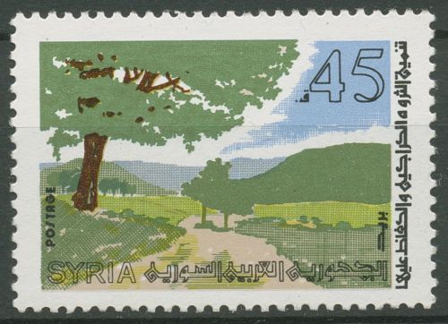 Syrien 1985 Waldschutz Waldlandschaft 1612 postfrisch