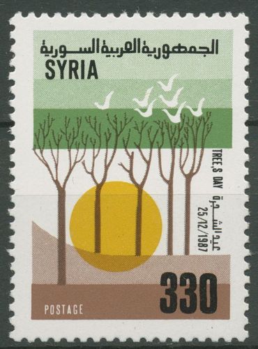 Syrien 1987 Tag des Baumes 1697 postfrisch