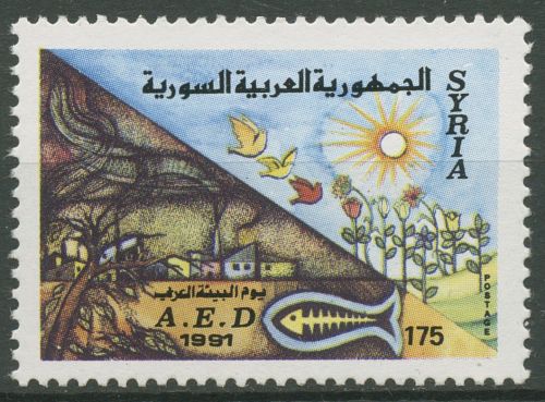 Syrien 1991 Umwelttag 1846 postfrisch