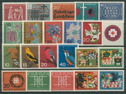 Bund 1963 Jahrgang komplett (390/11) postfrisch (SG98467)