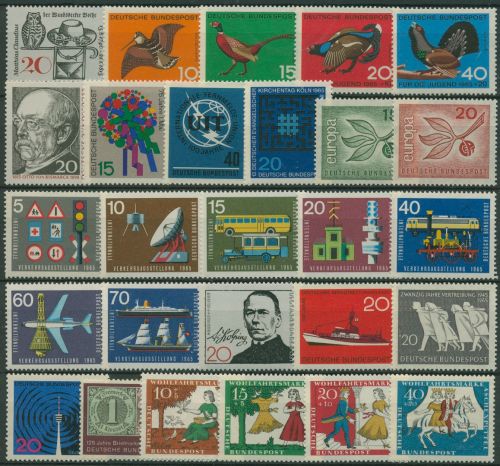 Bund 1965 Jahrgang komplett (462/88) postfrisch (SG98469)
