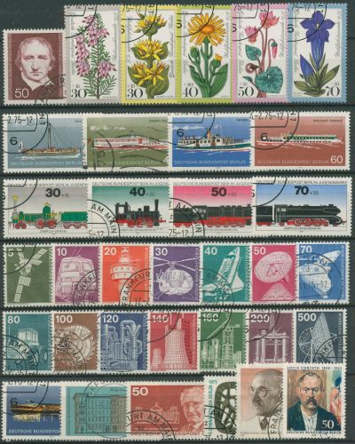 Berlin Jahrgang 1975 komplett (482/15) gestempelt (SG98578)