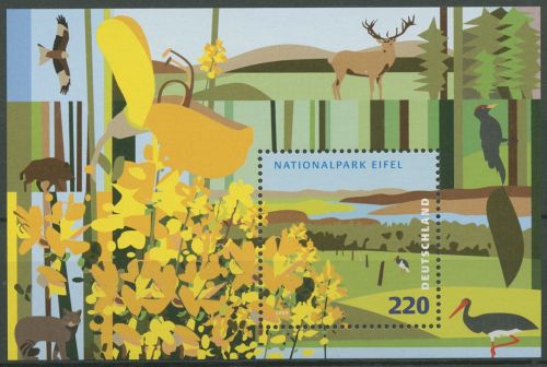Bund 2009 Nationalpark Eifel Block 74 postfrisch (C98912)