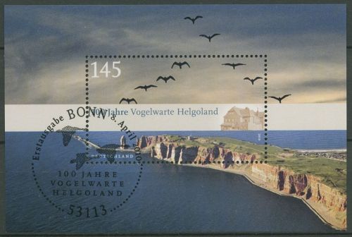 Bund 2010 Vogelwarte Helgoland Block 77 ESST Bonn gestempelt (C98928)
