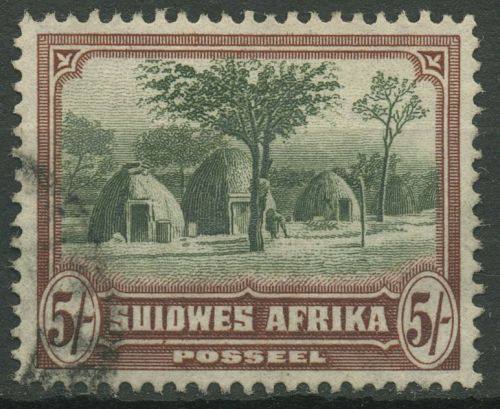 Südwestafrika 1931 Herero-Hütten 159 gestempelt