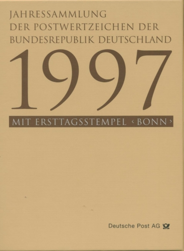 Bund Jahressammlung 1997 mit allen Marken gestempelt wie verausgabt (XL9607)