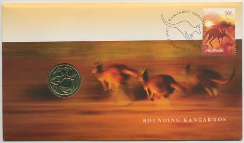 Australien 2007 Känguruh Numisbrief 1 Dollar (N424)
