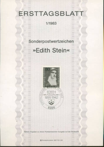 Bund Jahrgang 1983 Ersttagsblätter ETB komplett (XL9783)