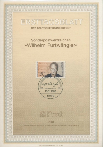 Berlin Jahrgang 1986 Ersttagsblätter ETB komplett (XL9736)