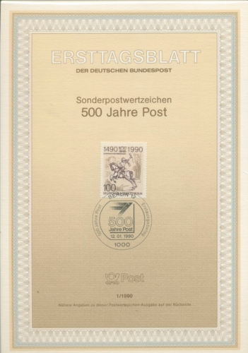 Berlin Jahrgang 1990 Ersttagsblätter ETB komplett (XL9740)