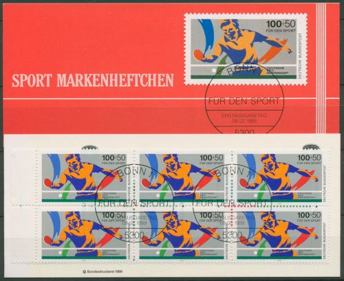 Bund Deutsche Sporthilfe 1989 Markenheftchen SMH 12 (1408) gestempelt (C99036)