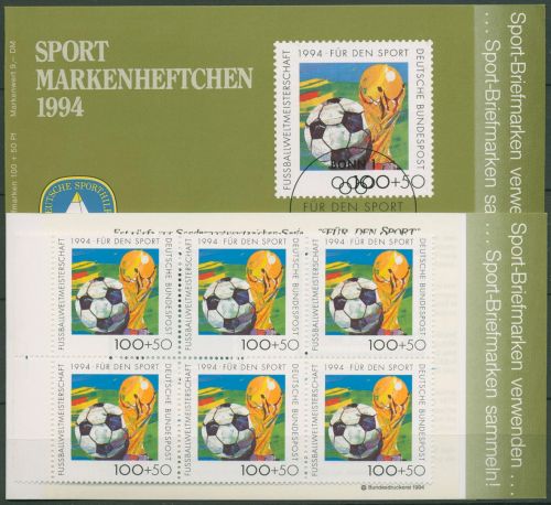 Bund Deutsche Sporthilfe 1994 Markenheftchen SMH 20 (1718) postfrisch (C99053)