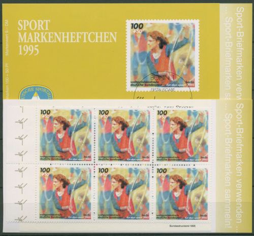 Bund Deutsche Sporthilfe 1995 Markenheftchen SMH 22 (1778) postfrisch (C99057)