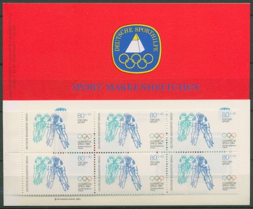 Berlin Deutsche Sporthilfe 1984 Markenheftchen SMH 6 (717) postfrisch (C99125)