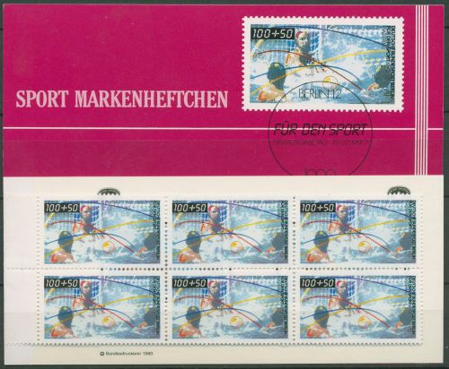 Berlin Deutsche Sporthilfe 1990 Markenheftchen SMH 12 (864) postfrisch (C99138)