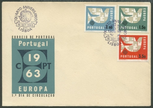 Portugal 1963 Europa 948/50 FDC (X9773)
