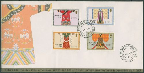 Hongkong 1987 Chinesische Trachten 528/31 FDC (X99180)