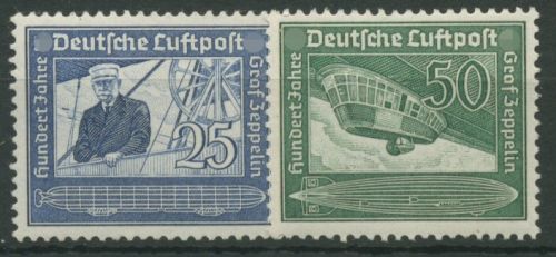 Deutsches Reich 1938 Graf von Zeppelin 669/70 postfrisch