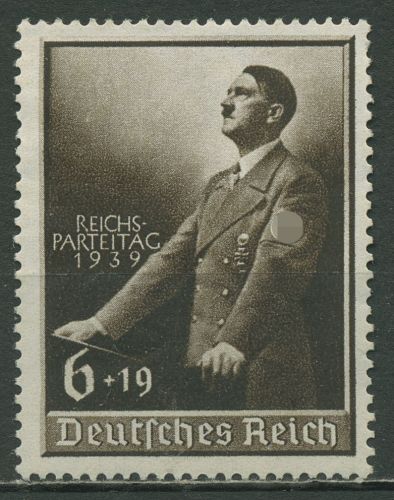 Deutsches Reich 1939 Reichsparteitag Nürnberg 701 postfrisch