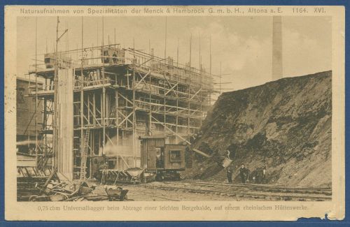 Menck & Hambrock GmbH Altona Universalbagger, gelaufen 1919, kl. Fehler (AK4118)
