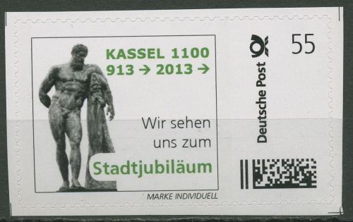 Bund Deutsche Post 2013 auf Privatbestellung 1100 Jahre Kassel postfrisch