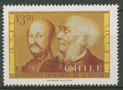 Chile 1978 Deutsche Siedlungsgründer Gebrüder Philippi 898 postfrisch