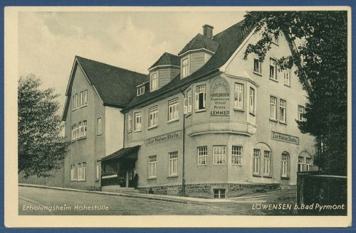 Erholungsheim Hohestolle Löwensen bei Bad Pyrmont, ungebraucht (AK4145)