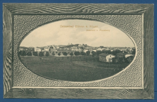 Göhren Ostseebad Insel Rügen Aussicht vom Plausberg ungebraucht (AK28)