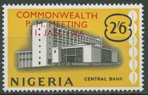 Nigeria 1966 Konferenz der Commonwealth-Ministerpräsidenten Lagos 189 postfrisch